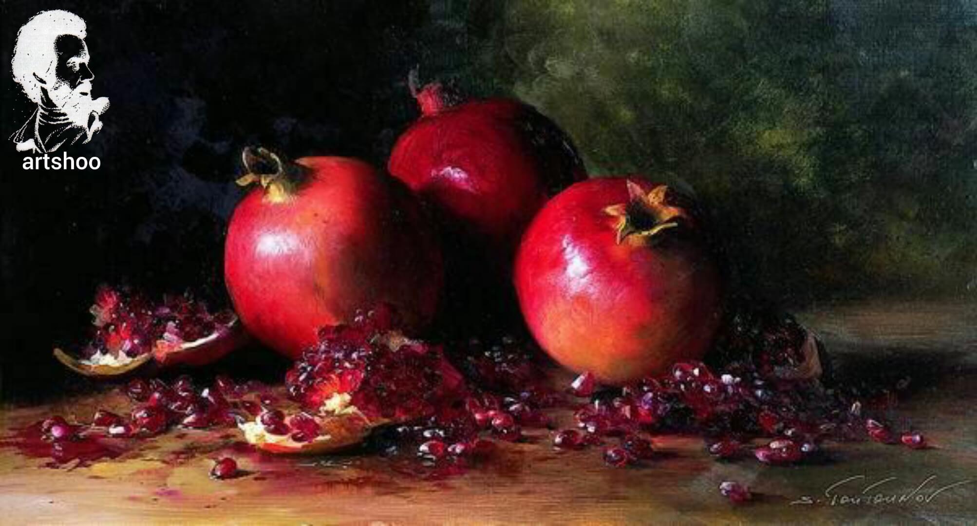 آموزش نقاشی رنگ روغن